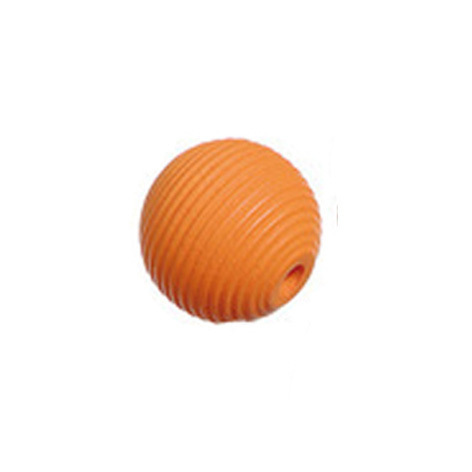 Rillenperle orange, 20 mm