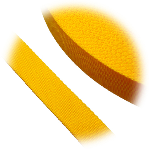 Gurtband 25 mm - gelb
