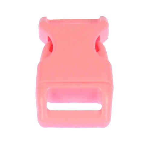 Steckschließe - 15 mm - rosa