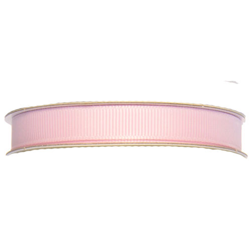 Ripsband Rolle - 10 mm - pastellrosa