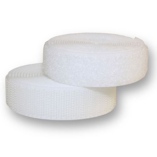 Klettband weiß - 20 mm
