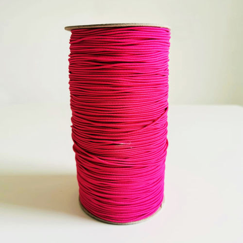 Gummikordel - 1 m - pink