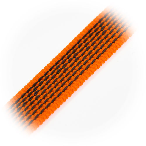 Gurtband gummiert, 20 mm, orange - 50m