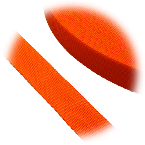 Gurtband 20 mm - orange - 50 Meter