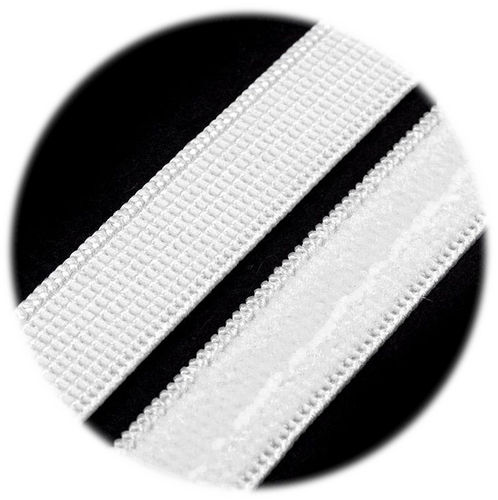 Silikon-Wäschegummi, 10 mm, weiß - 1 m